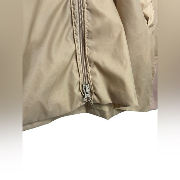 VTG 80s Lacoste Izod Performance Golf Full Zip Beige Tan Jacket Size Medium Mens - Picture 6 of 13